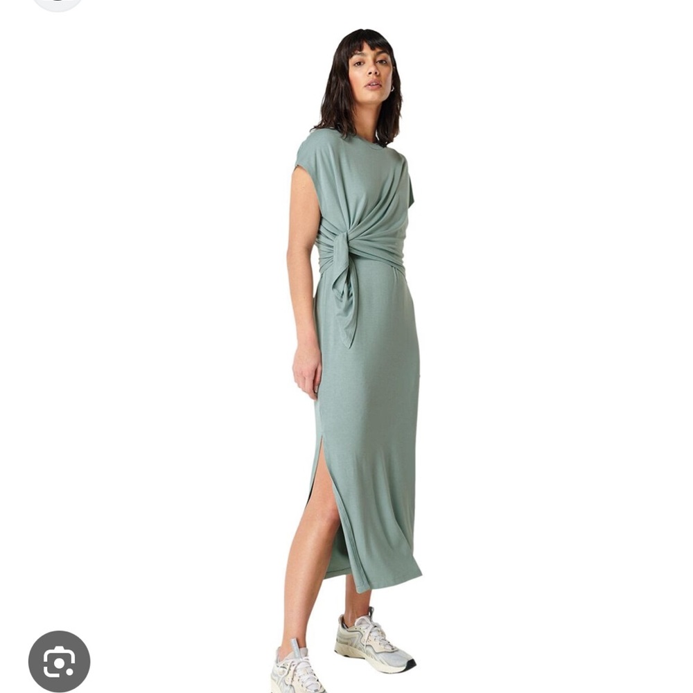 Sweaty Betty Mellow Green Midi Skirt
